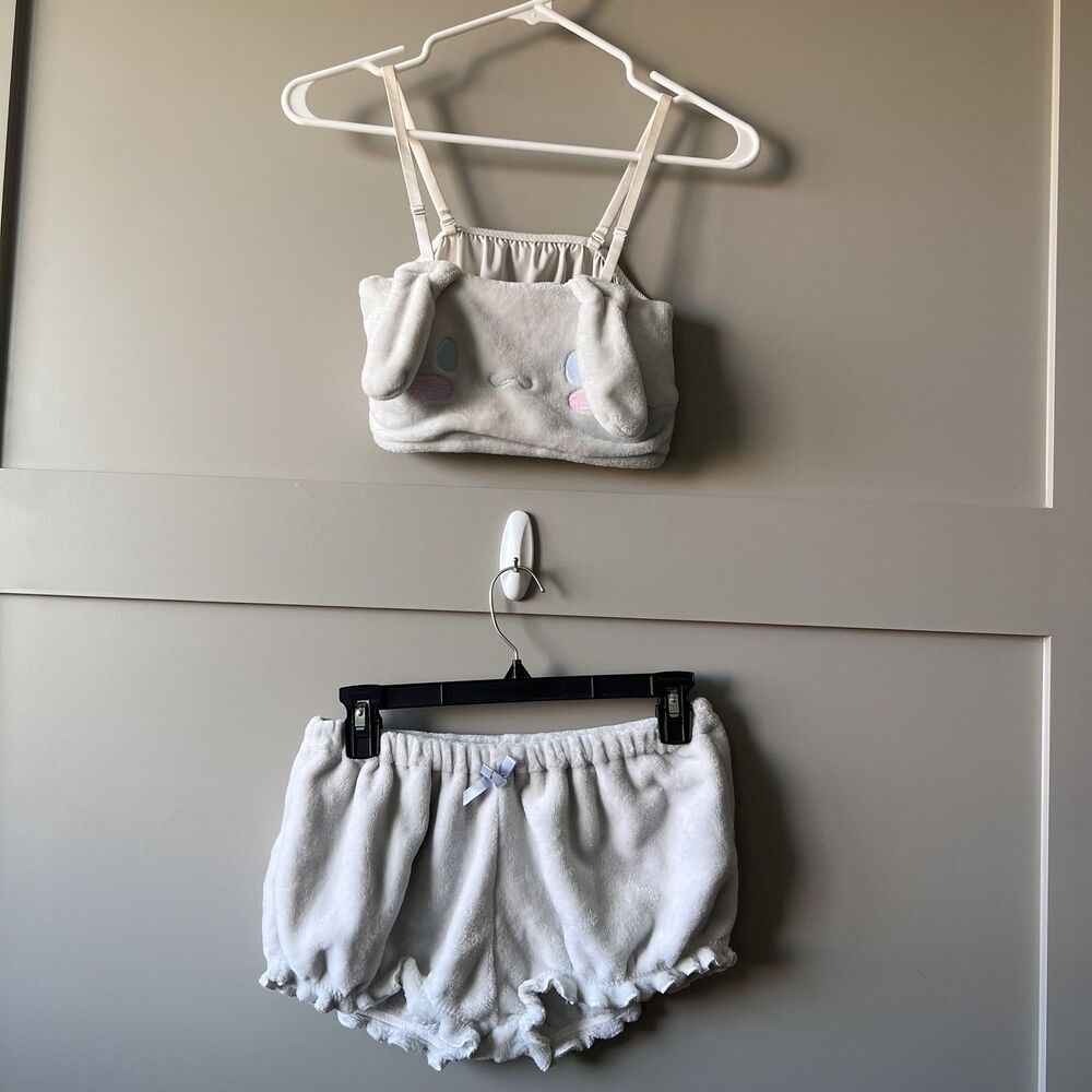 Cinnamoroll Kawaii Pajama Set‎ Womens Large Cosplay Anime Sleepwear Sexy Cute